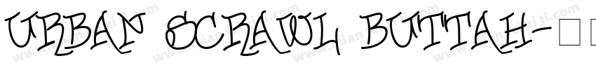 Urban Scrawl Buttah字体转换